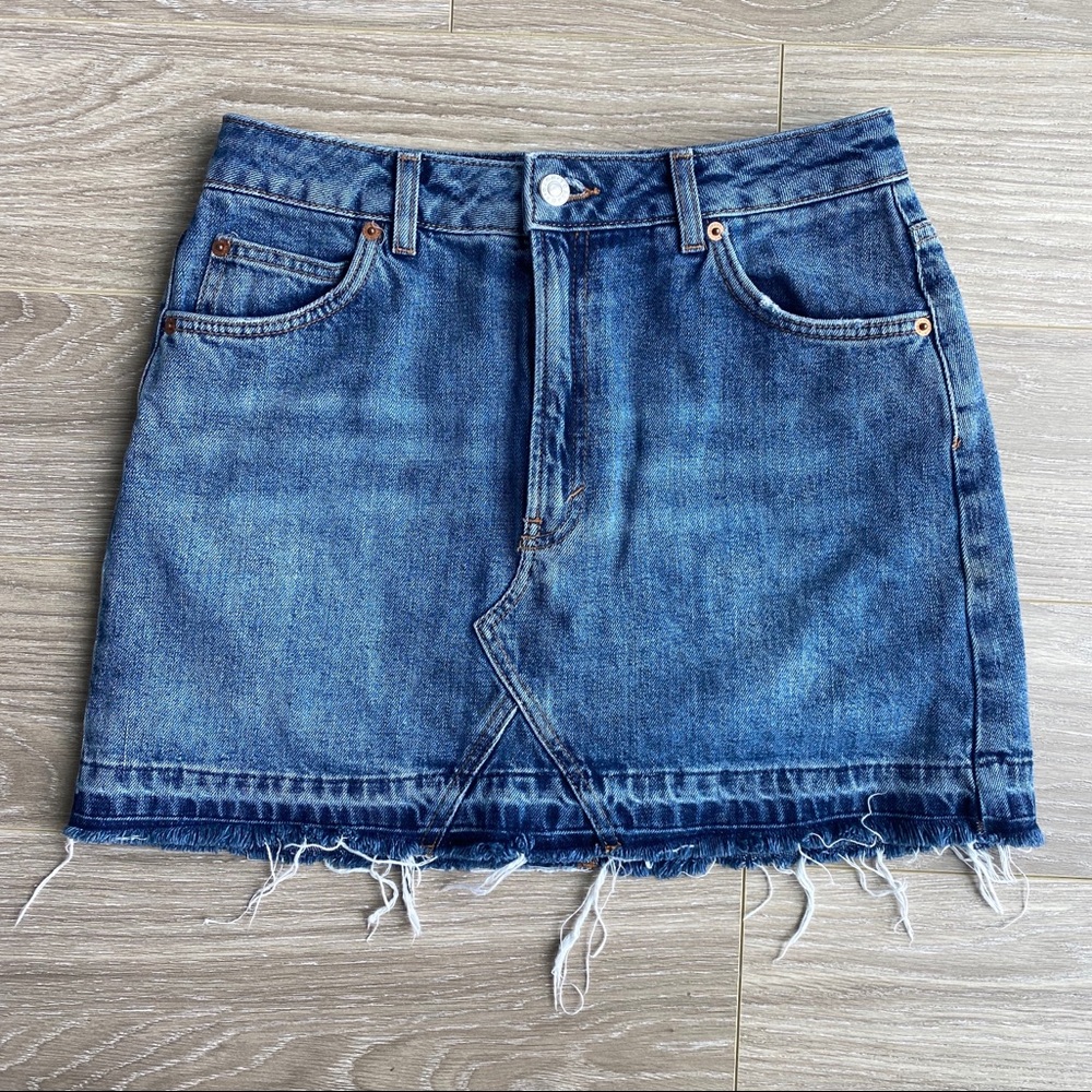 Topshop MOTO Mini Skirt Denim